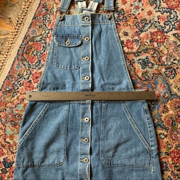 Denim Overall Dress - Picture 4 of 7